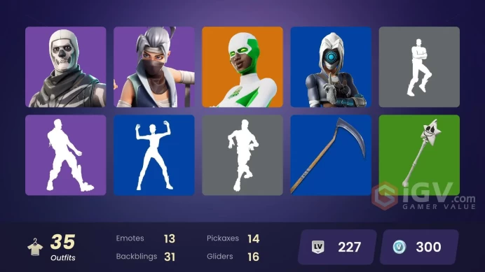 [ALL PLATFORMS]-35 Skin-27 paid-Leviathan-Backlash-Chaos Agent-Human Bill-Kuno-Skull Trooper-Renegade Runner-FULL ACCESS-