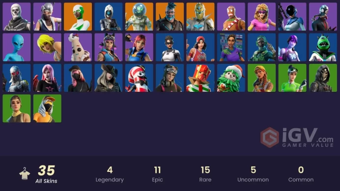 [ALL PLATFORMS]-35 Skin-27 paid-Leviathan-Backlash-Chaos Agent-Human Bill-Kuno-Skull Trooper-Renegade Runner-FULL ACCESS-