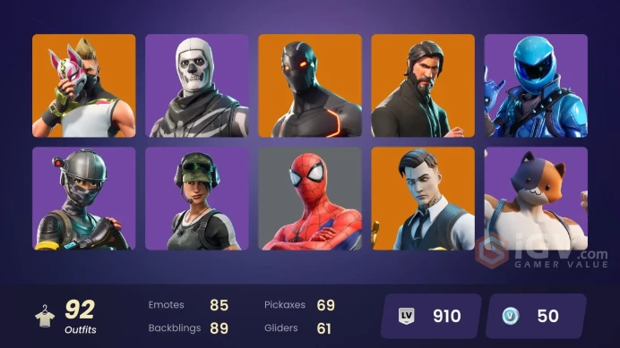 [PC/PSN] 91 skins | Honor Guard | The Reaper | Elite Agent | Omega (stage 5) | Take The L | Freestylin'