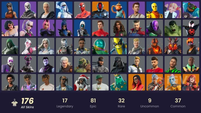 PC/XBOX | 176 TOP SKINS | Blizzard Bomber | Sultura | Joltara | Billy | The Weeknd Combat | Nathan Drake | Juice WRLD / FULL ACCES