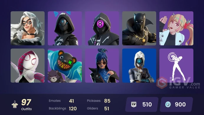 [ALL PLATFORMS]-97 Skin-OG STW-Oppressor-Deadeye-Fate-All Might-Grimoire-Hoplite Giannis-FULL ACCESS-