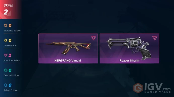 EU-TUR | 2 Skins | XERØFANG Vandal | Reaver Sheriff | FULL ACCESS