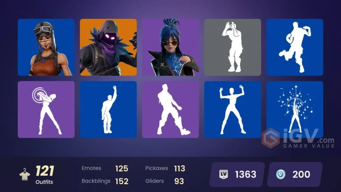 [PSN/XBOX/PC] 121 skins | Renegade Raider | Lina Scorch | Subzero Cryptic | Optimus Prime | Raven | Zeus | Valeria | Era | 200 VB
