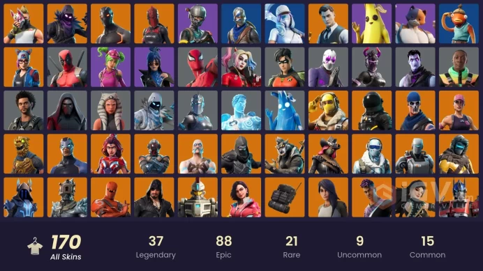 [PC/PSN/XBOX] 170 skins | Blue Squire | Elite Agent | WORLD CUP | Rogue Agent | Valeria | Midas | Red Knight | Era | Take The L	agd4