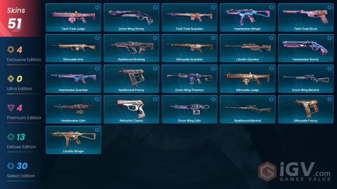 [NA] - SKINS 51 - KNIFE 3 - Solarex Relic - Byteshift Knife - Kuronami Vandal - XERØFANG Ghost - FULL ACCESS - INSTANT DELIVERY