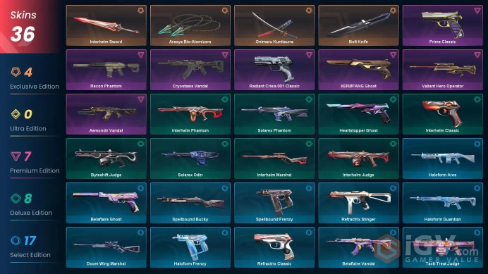 [EU\TURKEY] - SKINS 36 - KNIFE 4 - Araxys Bio-Atomizers - Bolt Knife - Interhelm Sword - FULL ACCESS - INSTANT DELIVERY