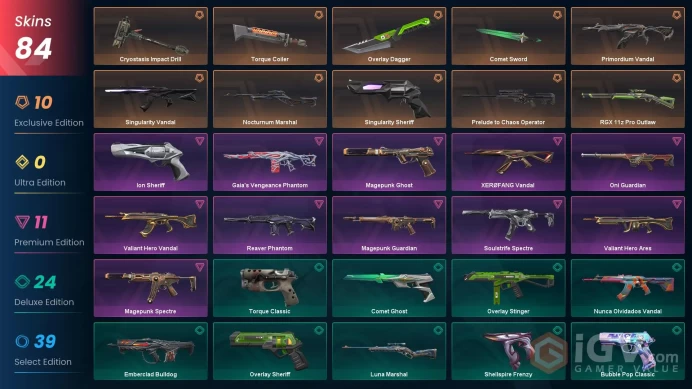 [EU\TURKEY] - SKINS 84 - KNIFE 4 - Nocturnum Marshal - Singularity Sheriff - Cryostasis Impact Drill - FULL ACCESS - INSTANT DELIVERY