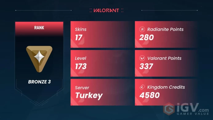 [EU\TURKEY] - SKINS 17 - KNIFE 2 - Nocturnum Phantom - VALORANT GO! Vol. 1 Knife - FULL ACCESS - INSTANT DELIVERY