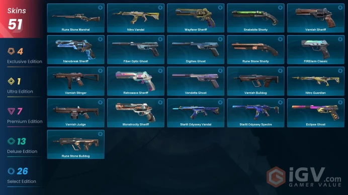 [EU\TURKEY] - SKINS 51 - KNIFE 2 - Radiant Entertainment System Phantom - Black.Market Butterfly Knife - FULL ACCESS - INSTANT DELIVERY