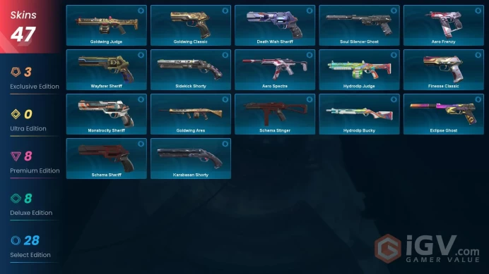 [EU\TURKEY] - SKINS 47 - KNIFE 2 - Singularity Sheriff - Velocity Karambit - Genesis Arc - FULL ACCESS - INSTANT DELIVERY