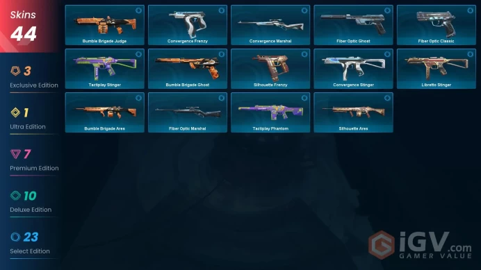 EU/TR - 10 Premium Skins-Recon Balisong-Forsaken Vandal-Oni Phantom-Ion Vandal-Protocol 781-A Phantom-Gaia's Vengeance Vandal-Reaver/Full Access