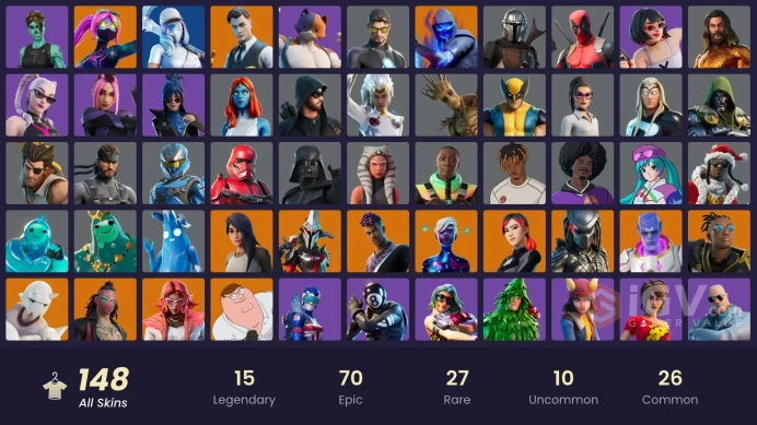 [ALL PLATFORMS] 148 Skins |Leviathan Axe |  Modena Icon | Gold Brutus | Gold Midas | Khaby Lame | Ghoul Trooper| Snake Eyes | Mogul Master (GBR)
