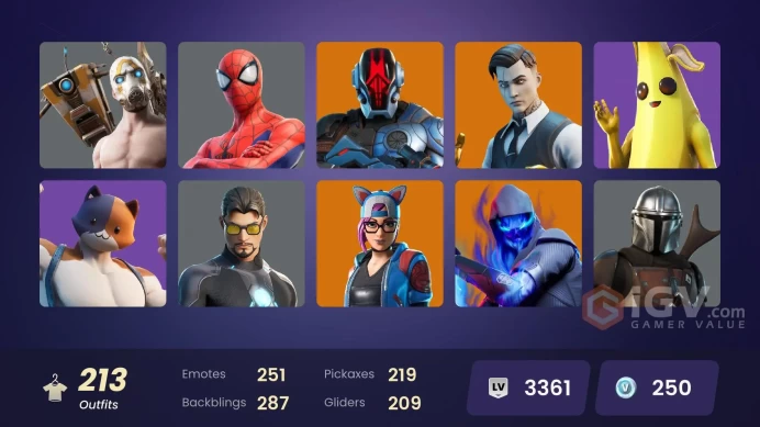 [ALL PLATFORMS]-210 Skin-Renzo the Destroyer-The Scientist-Predator-The Prisoner-Ruin-Calamity-FULL ACCESS-