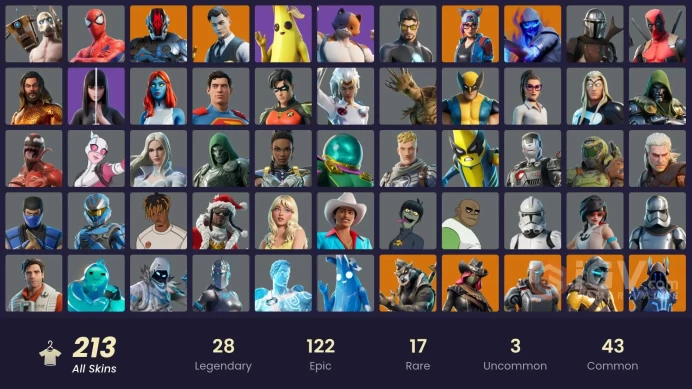 [ALL PLATFORMS]-210 Skin-Renzo the Destroyer-The Scientist-Predator-The Prisoner-Ruin-Calamity-FULL ACCESS-