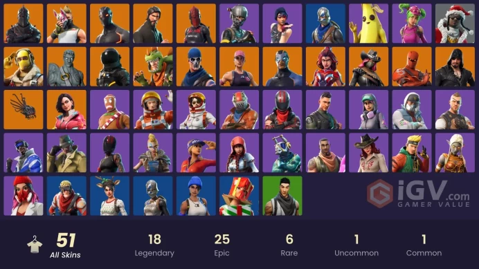 FA - [XBOX/PC] 51 skins | OG STW | Black Knight | Sparkle Specialist | The Reaper | Blue Squire | Royale Knight | Elite Agent