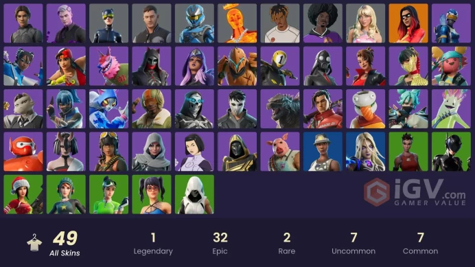 [PSN/XBOX/PC] 49 skins | Joltara | Eddie Brock | UNSC Spartan | Slayer Juice WRLD | Tour-Ready Sabrina Carpenter | LBC '93 Dogg | 400 VB