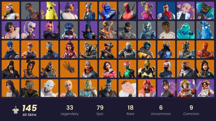 FA - [PSN/XBOX/SWITCH/PC] 146 skins | OG STW | Travis Scott | Astro Jack | Rogue Agent | Clutch | Cloud Striker | Carbon Commando