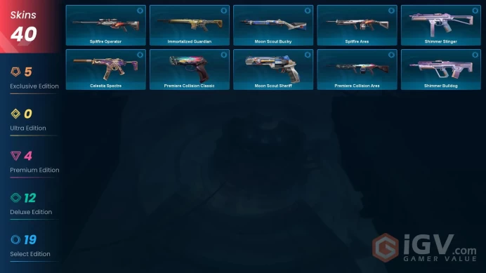 EU/TR(%50 CHEAP VP) 40 SKIN -  Reaver Karambit - Task Force 809 Knife - Araxys - RGX 11Z - Chronovid Vandal - Reaver Ghost - Phantom -  Instant
