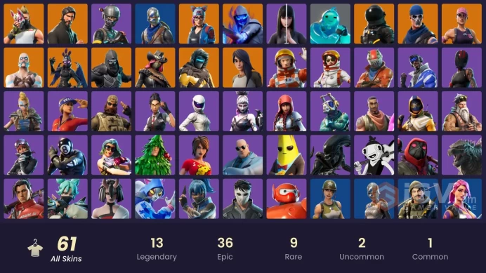 61 SKINS | THE REAPER | TAKE THE L | DARK VOYAGER | ELITE AGENT | MISSION SPECIALIST | BLUE SQUIRE | ROYALE KNIGHT | FIXER 