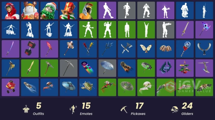 [PC/PSN/XBOX] 5 skins | Holiday Boxy | Sled Ready Guff | Arctic Adeline | Winterfest Bushranger | Runway Racer | Spectra Protector