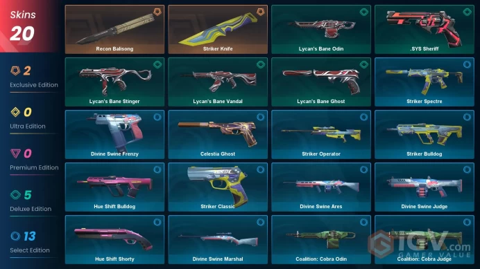 EU 2 KNIFE 20 SKINS Recon Balisong Striker Knife RANKED READY 74 LEVEL DVcZ4
