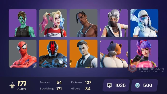 FA - [XBOX/SWITCH/PC] - 171 skins | Travis Scott | Gold Brutus | Gold Midas | The Champion | Kymera | Ravage | Vi | Tempest | Snap | Joltara | 
