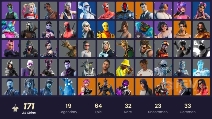 FA - [XBOX/SWITCH/PC] - 171 skins | Travis Scott | Gold Brutus | Gold Midas | The Champion | Kymera | Ravage | Vi | Tempest | Snap | Joltara | 