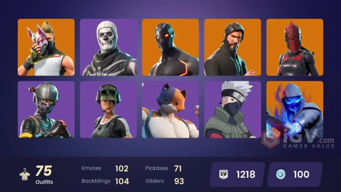 FA - [PSN/XBOX/SWITCH/PC] 76 skins | The Reaper | Elite Agent | Cloud Striker | Rogue Agent | Trailblazer | Trilogy | Lina Scorch