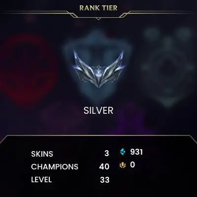 [EUW] - Silver II / Fresh / Changeable Mail | Instant Delivery | Lifetime Warranty | 100% Handmade & Secure | 24/7 Support