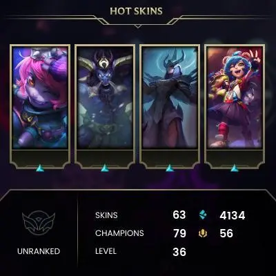 [EUW SERVER] Unranked Smurf Account ◈ UNRANKED ◈ lvl 30 + ◈ 10 Unranked Games ALREADY PLAYED ◈ NO EMAIL ACCESS ◈ EUROPE WEST ◈ 24/7