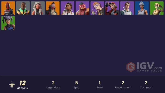 [PC/PSN/XBOX] 12 skins | Kado Thorne | Red Knight | Ahsoka Tano | Khaby Lame | Fish Thicc | Nolan Chance | Antonia | Mae | Piper Pace