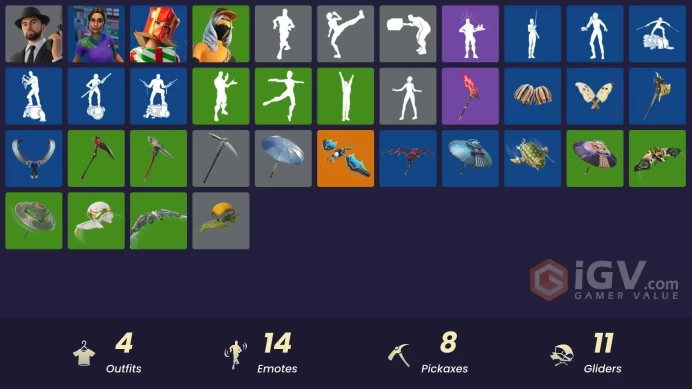 [PC/PSN/XBOX] 4 skins | Marshall Never More | Holiday Boxy | Poised Playmaker | Runway Racer | Apocalypse Shroud | Ruby Relic | Piñata Brian