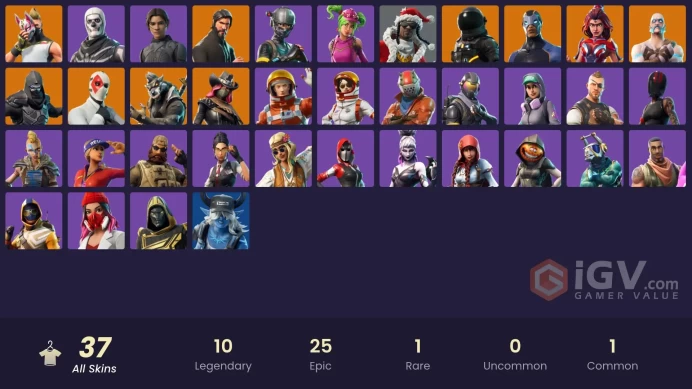 37 skins | The Reaper | Elite Agent | Take The L | Tidy | Rogue Agent | Valor | Ragnarok | Carbide | Dark Voyager | Calamity | Drift | Wild Card