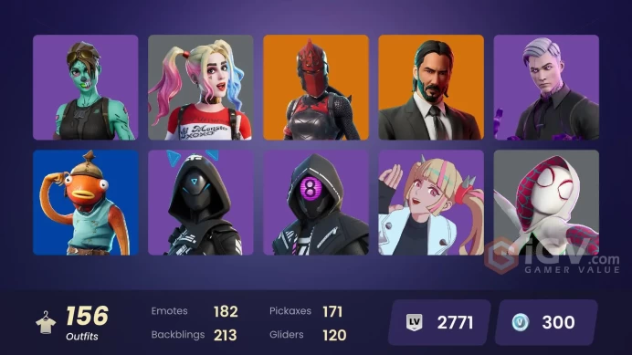 [PSN/XBOX/PC] 156 skins | Peter Griffin | Polo Prodigy | Era | Nezumi | Omegarok | Vegeta | Twyn | John Wick | Optimus Prime | Ronin | 300 VB