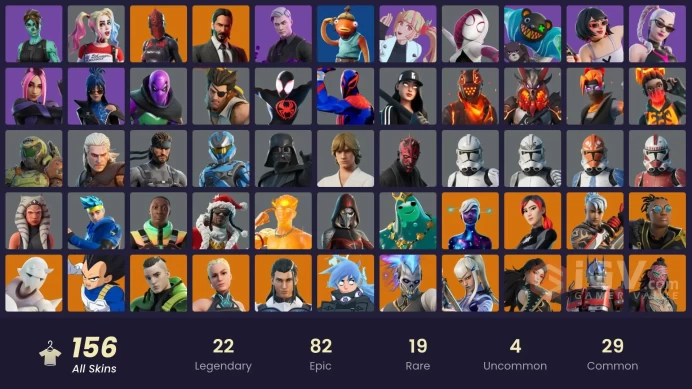 [PSN/XBOX/PC] 156 skins | Peter Griffin | Polo Prodigy | Era | Nezumi | Omegarok | Vegeta | Twyn | John Wick | Optimus Prime | Ronin | 300 VB