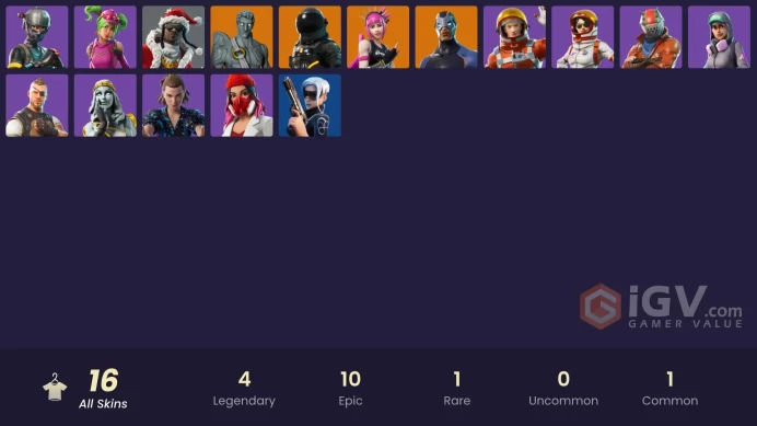 16 SKINS | TAKE THE L | DARK VOYAGER | ELITE AGENT | MISSION SPECIALIST | POWER CHORD | LOVE RANGER | CARBIDE | SANTA DOGG