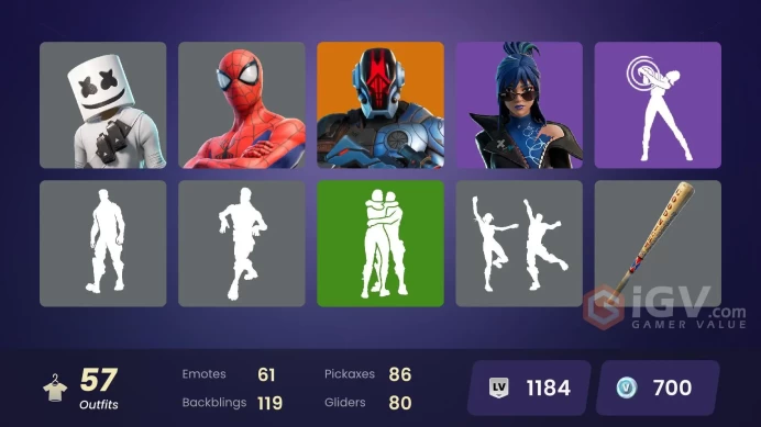  [PC/PSN/XBOX/SWITCH] 57 skins | Master Chief (Matte Black) | Ronin | The Foundation | Darth Vader Samurai | Spider-Man | UNSC Spartan |