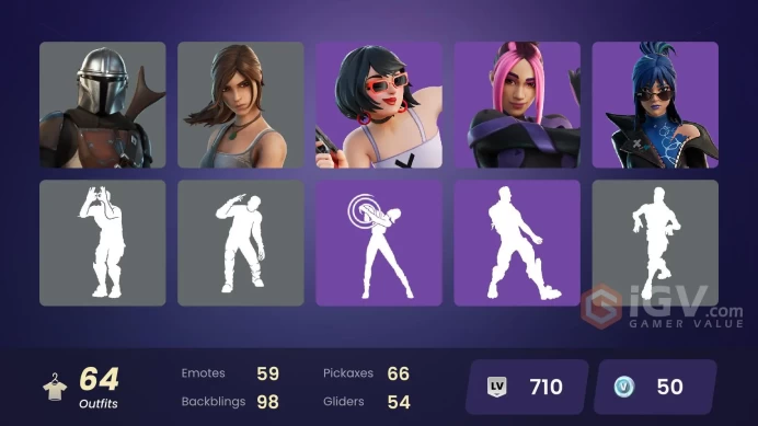 [PSN/XBOX/PC] 64 skins | The Imagined | Valeria | Snap | Peter Griffin | The Origin | Wolf Pack Trooper | Coruscant Guard |  50 VB