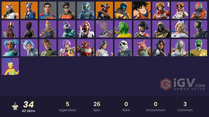 34 SKINS | TAKE THE L | MISSION SPECIALIST | LYNX | SON GOKU | CALAMITY | ZENITH | DRIFT | UNSC SPARTAN | SUPERMAN | ROBIN
