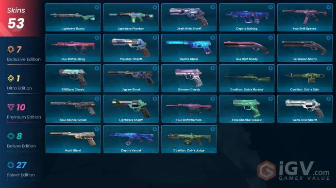 NA/CAN | 53 SKINS 2 KNIFES | CELESTIAL FUN | RGX, GLITCHPOP, ION, REAVER, GAIA | #9345c