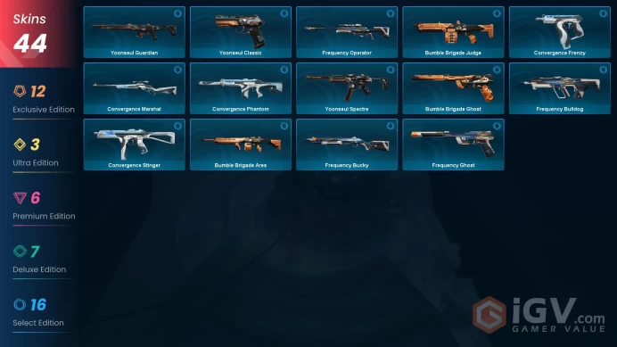 NA - LVL 60 - UNRANKED - 4 KNIFES - 44 SKINS (~52,900 VP) Evori Dreamwings Vandal, Elderflame Vandal, Kuronami Vandal, XEROFANG Knife, Champion