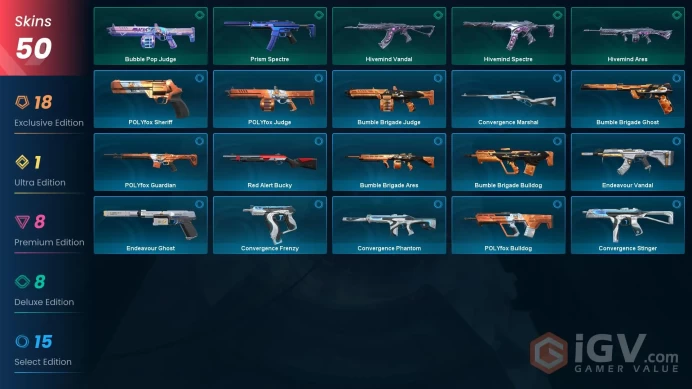 EU - LVL 37 - Unranked - 7 KNIVES - 50 SKINS (~66,275 VP) Nocturnum Scythe, Champions 2024 Phantom, RGX 11z Pro Blade, Ion Karambit, Primordium