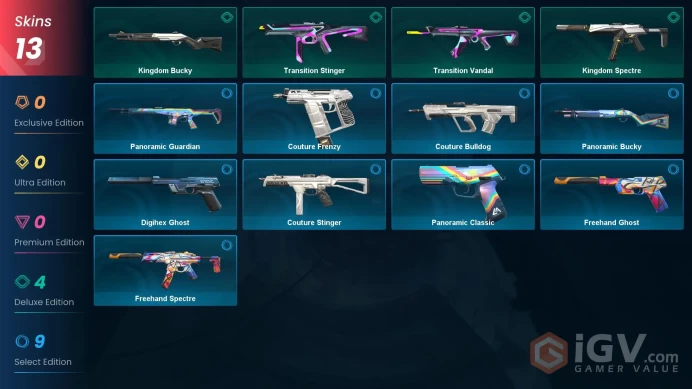 [Code 8105] Level 45 + 13 Skins / Europe / Very Cheap