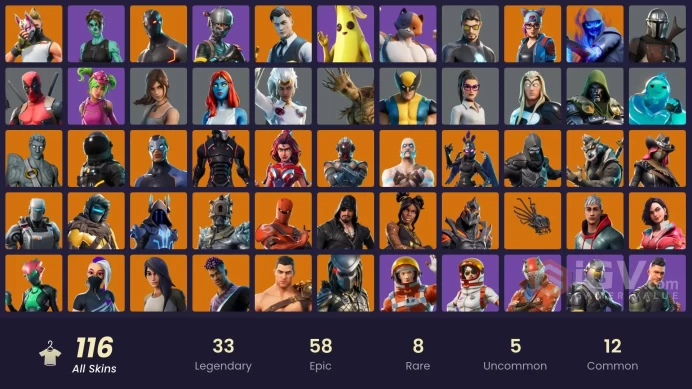 FA - [PSN/XBOX/PC] - 115 skins | Elite Agent | Gold Brutus | Gold Midas | Omega (stage 5) | World Warrior | Trilogy | Rogue Agent | Blue Striker