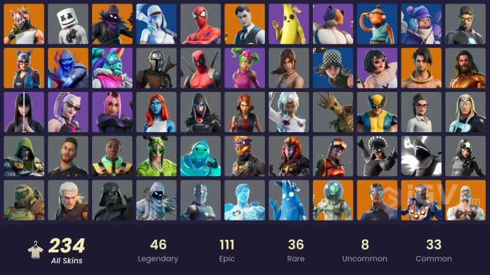 FA - [PSN/XBOX/PC] 235 skins | Gold Midas | Gold Brutus | Malik | Fade | Optimus Prime | Nezumi | The Ice King | Ragnarok | A.I.M.
