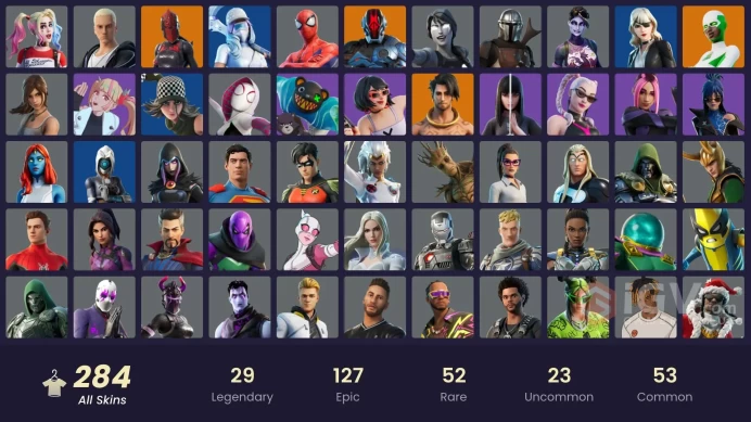 [ALL PLATFORMS]-284 Skin-277 Pickaxes -190 Emotes-171 Glider-Scout OG-Mogul Master (GBR)(KOR-)Lara Croft- FULL ACCESS-