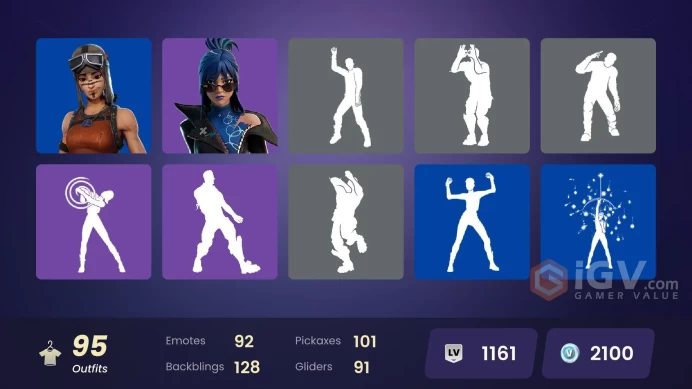 [PSN/XBOX/PC] 95 skins | Renegade Raider | Omegarok | Zeus | Son Goku | Renzo the Destroyer | Valeria | Spectra Knight | Peter Griffin | 2100 VB