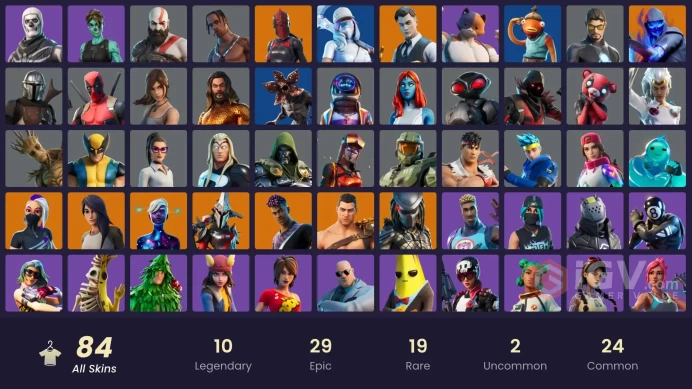 [/PC/PSN/XBOX/NINTENDO][84 skins | Kratos | Master Chief | Travis Scott | Astro Jack | Gold Meowscles | Gold Midas | Gold Brutus AA210