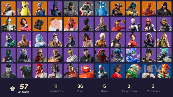 [PC/XBOX/NINTENDO][57 skins | Catalyst | Hybrid | Blackheart | Drift | Valeria | Rox | Calamity | Peter Griffin | Sentinel AA46