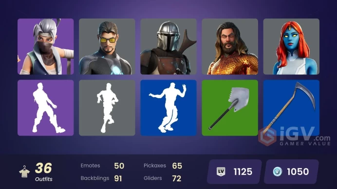  PC/XBOX 36 skins | Tony Stark | Mystique | Mandalorian | Ice Breaker | Galaxy Scout | Eternal Knight | FadeJon398